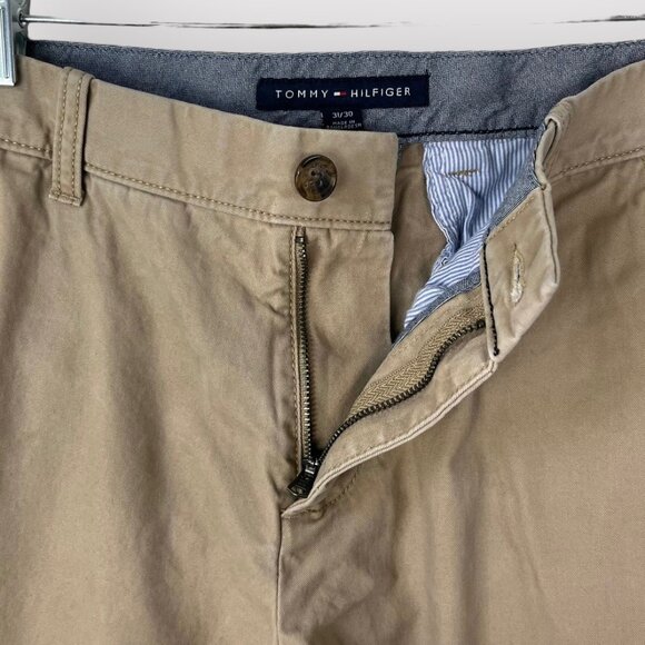 Tommy Hilfiger Chino Pants Mens 31 x 30 Beige Tan Casual Preppy - Picture 5 of 10